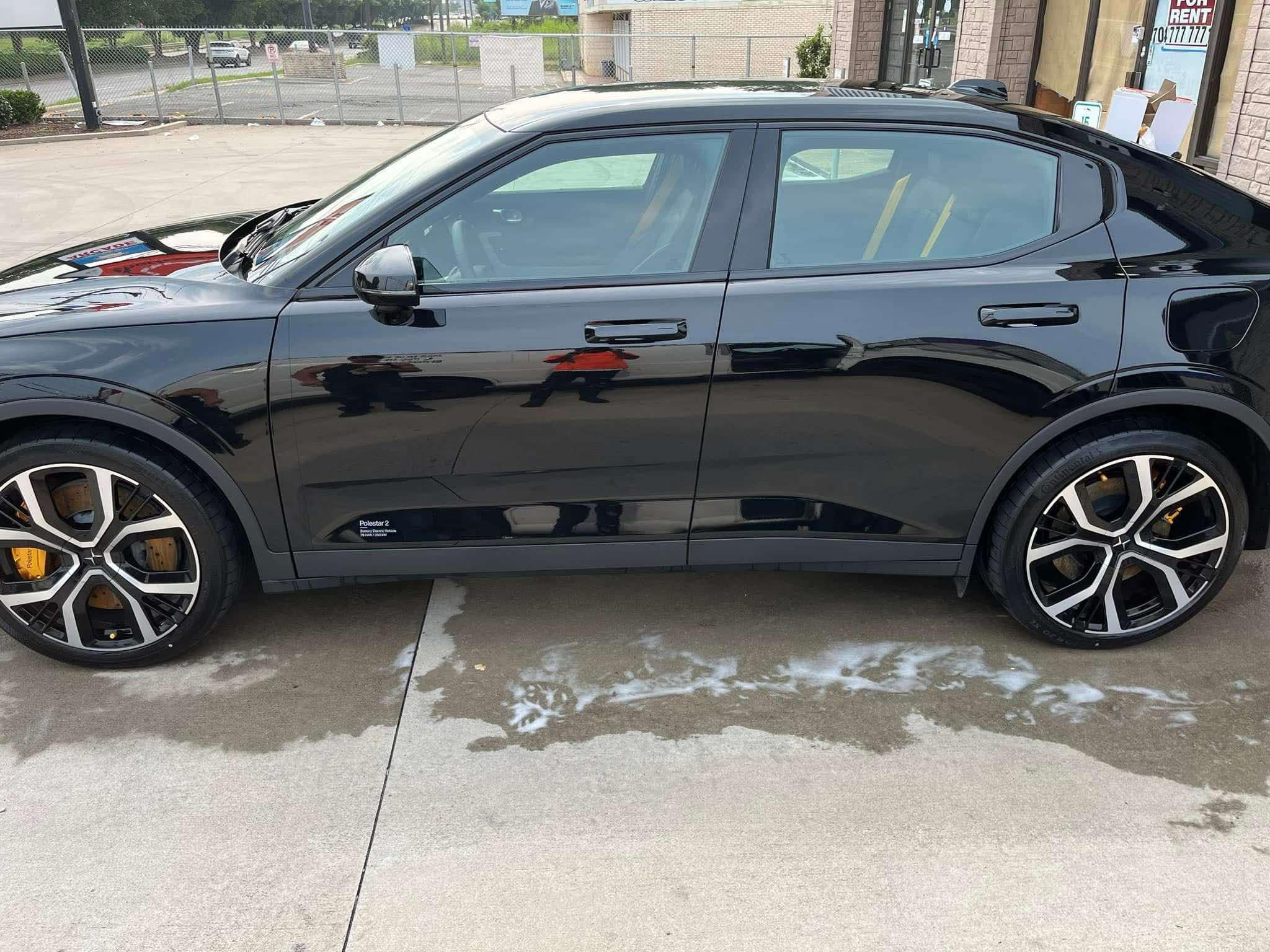 Detailed Volvo SUV side view